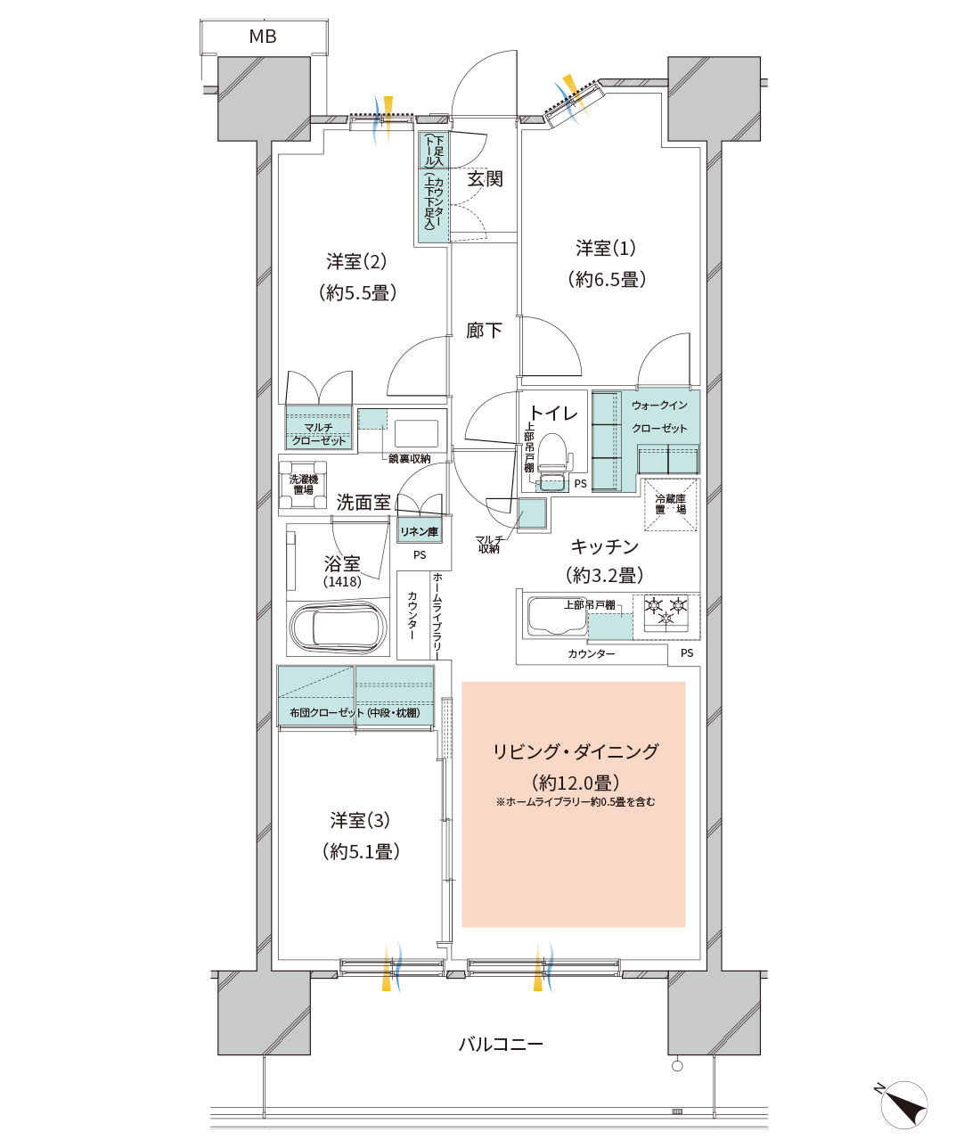 Htype オーベルグランディオ平井 東京 駅約８km圏の新築マンション